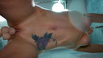 Naughty girl wants to get covered in cum