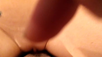 Redhead gets served big dick in her little pussy