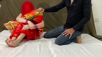 Wife surprises her husband on karwa chauth fast