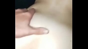 Girl gets fucked by big white dick