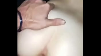 Girl gets fucked by big white dick