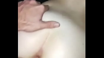 Girl gets fucked by big white dick