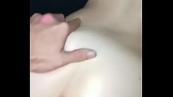 Girl gets fucked by big white dick