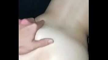 Girl gets fucked by big white dick