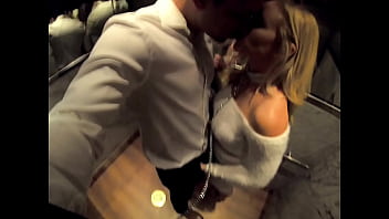 Hotwife submissive slut is picked up and fucked in hotel room and receives facial