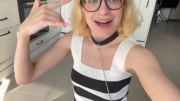 Leave any comment if you like my look #blonde #teen #amateur #cosplay #dancegirl #glasses