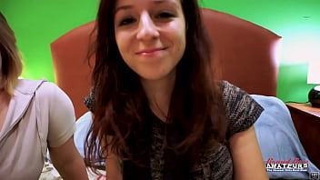 Busty blonde faiths hope and skinny ginger katie walls share a juicy boner