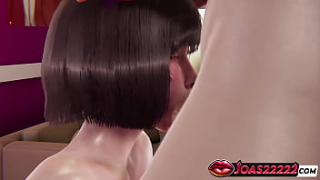 Sensational big tits fuck service – glory hole deepthroat action with milf gilly in honey select 2