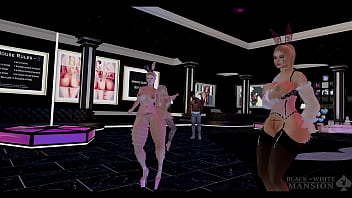 Sl bow mansion bunnies club dancing