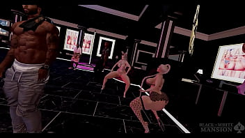 Sl bow mansion bunnies club dancing