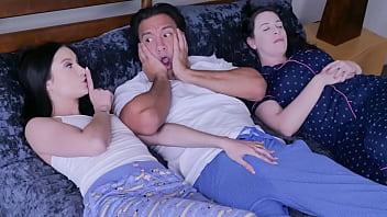 Kinky foster daughter tricks stepmom goes wild on stepdad's cock