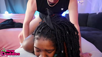 Black & Ebony Throat Fucking Day 23 28 ~ Black Girl Rough Fucked By A White Boy thumbnail