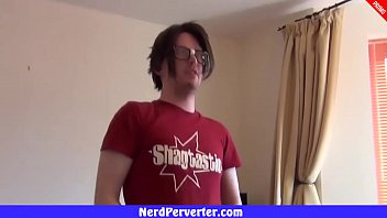 The nerd gives alexis a mouth full of cock