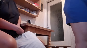 We fuck in the kitchen behind our maid's back