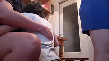 We fuck in the kitchen behind our maid's back