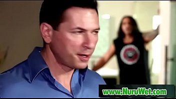 Japanesse masseuse gives pleasure in nuru massage 13