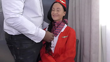 Air hostess gina ferocious creampied