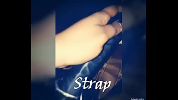 Tease by twerking big tits & strap