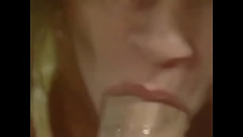 Retro brunnette takes peter norths tool all the way down her throat