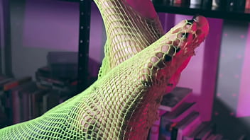 She is a pervert addicted to feet