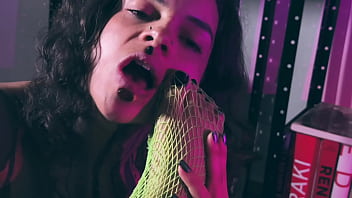 She is a pervert addicted to feet