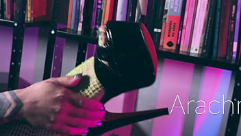 She is a pervert addicted to feet