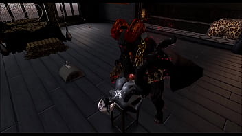 The drow & the demon in play at dark sanctuary