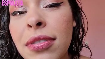 Guided handjob naughty neighbor jerking off