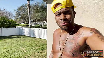 Mandy rhea sucks major's cock and gets banged