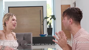 Blonde teen believes taboos can wait but she needs to prove a point