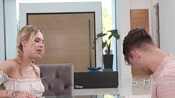 Blonde teen believes taboos can wait but she needs to prove a point