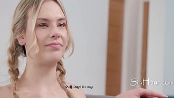 Blonde teen believes taboos can wait but she needs to prove a point