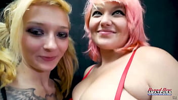 Horny cuties jackie and trinity enjoy sucking and riding a cock to milk it