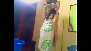 Indian aunty mood in bathroom