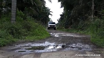 Latina teen sally get a hard pounding