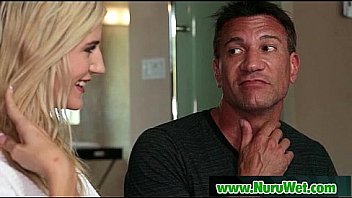 Horny client fuck sexy japanase babe while getting a nuru massage 09