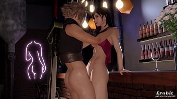 Tifa lockhart and cloud having a quickie in a bar Tifa lockhart and cloud having a quickie in a bar
