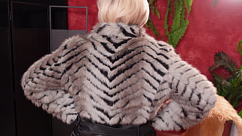 Hot fur coat collection part 3 fetish milf arya grander
