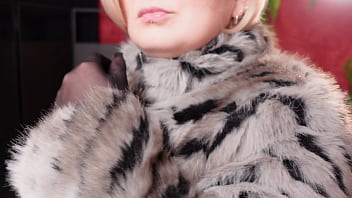 Hot fur coat collection part 3 fetish milf arya grander