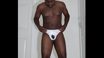 My first time masturbating since august 24th of this year and wearing white underwear 2