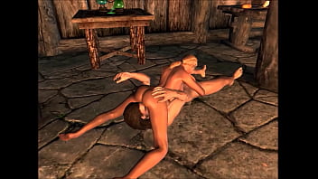 Bar wench screw patreons at inn