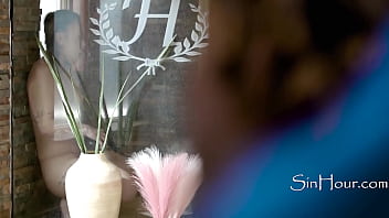 Kimmy kimm was taking way too long & gets busted masturbating in mighty dee's shower