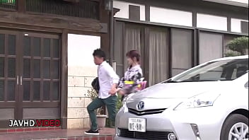 Maya kawamura's steamy outdoor kimono encounter