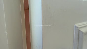 He spies on his half sister in the shower and she sucks his dick