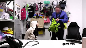 Officer jack goes deep in thief's mouth and pussy