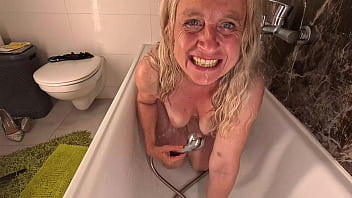 Hot anal masturbating under the shower