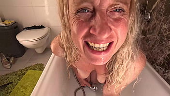 Hot anal masturbating under the shower