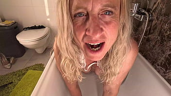 Hot anal masturbating under the shower