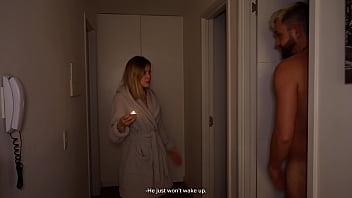 Horny stepmom begs me to fix the power— i went above and beyond