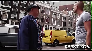 Dark sweetheart sucks white dick